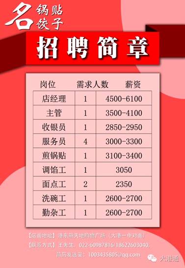 大冶最新招聘信息汇总